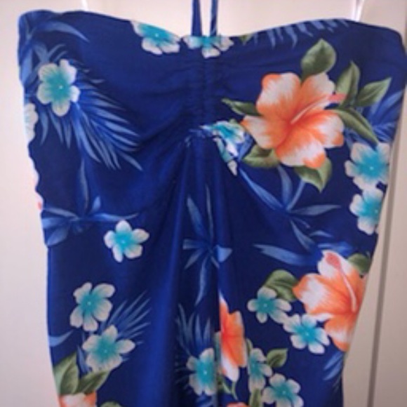 Hibiscus Blue Butterfly Dress - Picture 3 of 8